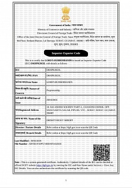 IEC CODE OF LORD'S RUBBERBANDS