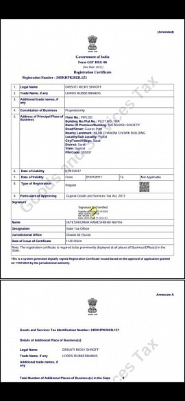 GST Certificate